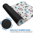 thumbnail image 6 of Long Mouse Pads for Desk,White Cow Milk Pattern Desk Mats on Top Of Desks, Desk Mouse Pad Extra Large with 3mm Non-Slip Base and Stitched Edge for Gaming,Office,Work,Home 31.5"x11.8", 6 of 6