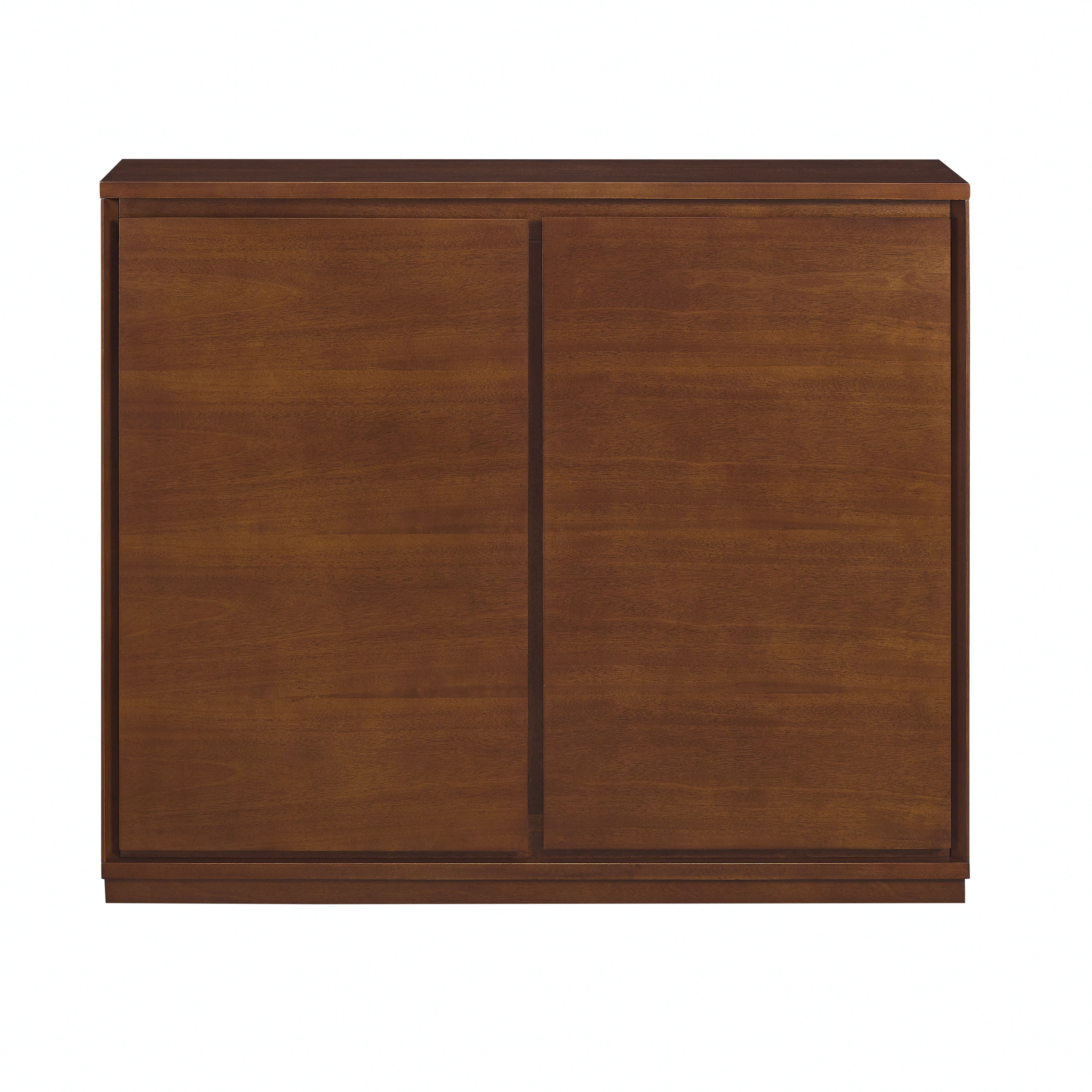 Walnut-colored Sideboard, Buffet Cabinet with 2 Outlet Holes, Storage Cabinet for Entryway, Hallway, Living Room, Kitchen, Dining Room, 39"×9.25"×32.63"