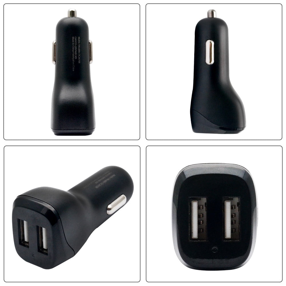 Car Charger,Dual USB Car Charger Adapter 24W High Speed Universal Power