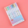 thumbnail image 4 of GUOOL Mixed Color Double Line Markers Glitter Outline Writing Drawing Pen for Greeting 8 Colors, 4 of 6