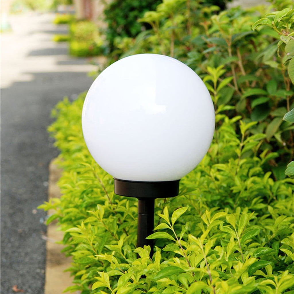LED Solar Power Outdoor Garden Path Yard Ball Light Lamp Lawn Road Patio 