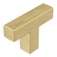 thumbnail image 6 of Hickory Hardware Hh079668 Skylight 1-5/8" Wide Square T Bar Cabinet Knob / Drawer Knob -, 6 of 7