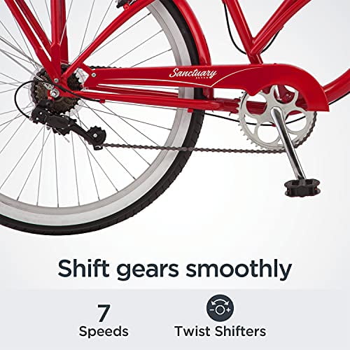 Schwinn Sanctuary Comfort Cruiser Bike, Featuring Retro-Styled