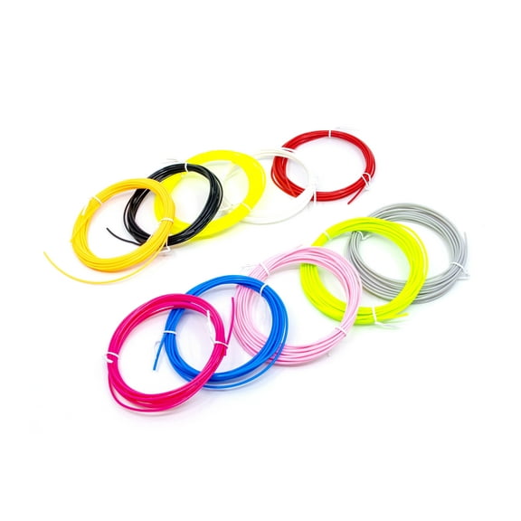 SCRIB3D PLA 3D Printer Filaments with 10 Feet Each for 3D Pens, Multicolor, 10 Count