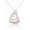 03-Veterinary Stethoscope Necklace, variant on Doctor Nurse Stethoscope Necklace for Women 925 Sterling Silver Rib Cage with 12 Birthstones Skull Jewelry Gifts for Graduation Birthday