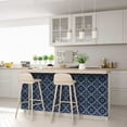 thumbnail image 6 of Mi Alma Peel & Stick Tiles - Blue Floral Vinyl Backsplash 12x12, 6 of 11