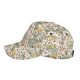 thumbnail image 5 of Naloa Original Classic Low Profile Hat Men Women Baseball Cap Dad Hat Adjustable Unconstructed Daisy Print Cap, 5 of 9