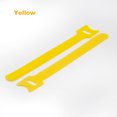 thumbnail image 1 of 30/20/10Pcs Releasable Cable Ties Colored Nylon Cable ties Strap Hook Loop Wrap Zip Bundle Ties Cable Wire Management Yellow Length 15cm 30Pcss, 1 of 6