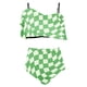 thumbnail image 5 of Bikini de Mujer Trajes de Baño Bikini con Ruffles Conjunto con Sujetador Acolchado Extraíble, Pantalones Cortos de Cintura Alta para la Playa, 5 of 6
