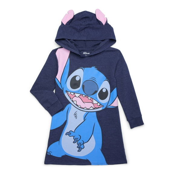 Stitch Girls Hooded Long Sleeve Cosplay Dress, Sizes 4-12