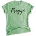 thumbnail image 1 of Preggo Shirt, Unisex Women's Shirt, Pregnancy Shirt, New Mom Shirt, Baby Announcement Shirt, Heather Apple Green, XX-Large, 1 of 6