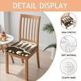 thumbnail image 2 of Bear Family with Forest and Birds Seat Covers for Dining Room Chairs Set Of 4,Stretch Printed Washable Chair Seat Cover with Elastic Ties and Button,Removable Waterproof Couch Cushion Covers, 2 of 6