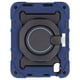 thumbnail image 1 of Funda para tableta IOS 2021 Mini 6 8.3in Gen 6 Bling Bling a prueba de sacudidas con soporte giratorio 360° color azul marino, 1 of 12