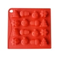 thumbnail image 3 of BSJJY Silicone Chocolate Molds - 16 Cavity Mini Christmas Candy Molds, Nonstick Silicone Bakeware for Chocolate, Candy, Gummy, Biscuit or Wax,1PCS, 3 of 7