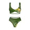 thumbnail image 4 of Daiia Friut Avocado Women's Bikini Set Two Piece Swimsuit High Waisted Bikini Adjustable Straps Bikini Perfect for Beach, Pool, and Summer Vacation-X-Large, 4 of 9