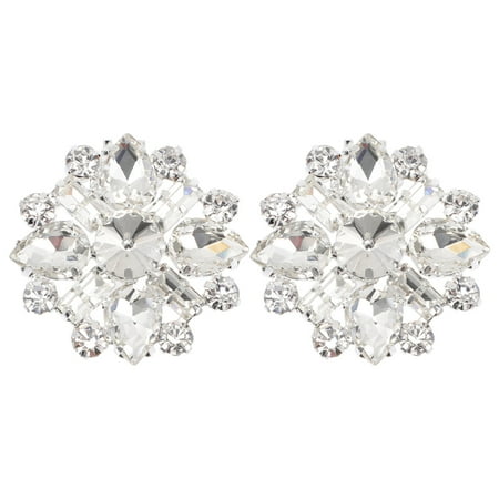 

1 Pair Rhinestone Shoe Clips Fashion Crystal Shoe Clip Rhinestone Bridal Shoe Buckle