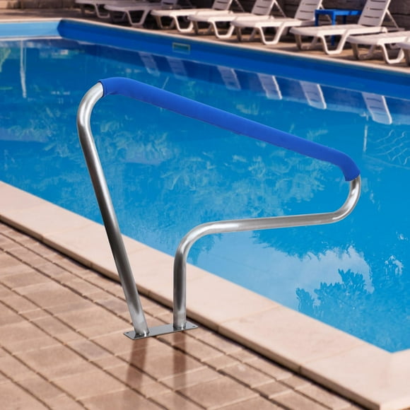 EDTara 48"x36" Pool Handrail, 304 Stainless Steel Rustproof Stair Rail for Safe Pool Entry & Exit, 250 lbs Capacity