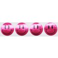 thumbnail image 2 of Metallic Rose Happy Face Stickers | 1" Inch Round | 500 Pack, 2 of 2