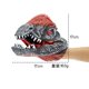 thumbnail image 4 of Dinosaurio de doble corona para niños & # 39; Juguetes Guantes de dinosaurio Modelo de cabeza de animal de simulación de goma suave, 11 Feliz Sencillez, 4 of 4
