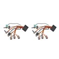 thumbnail image 1 of Transemion High-performance Bass EQ Band Equalizer Replacement for Electric Bass Pickups Improved Bass Response Type1 2Set, 1 of 6