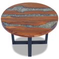 thumbnail image 3 of vidaXL Coffee Table Teak Resin 60 cm, 3 of 5