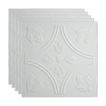 thumbnail image 1 of FASÄDE Traditional Style/Pattern 5 Decorative Vinyl 2ft x 2ft Lay in Ceiling Panel in Matte White (5 Pack), 1 of 4