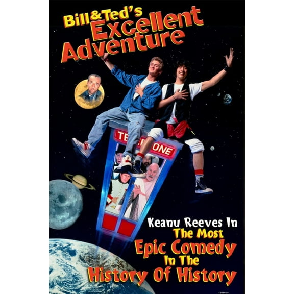 Bill And Teds Excellent Adventure Movie Metal Print 12x16 12x16 Square Adults AB Posters