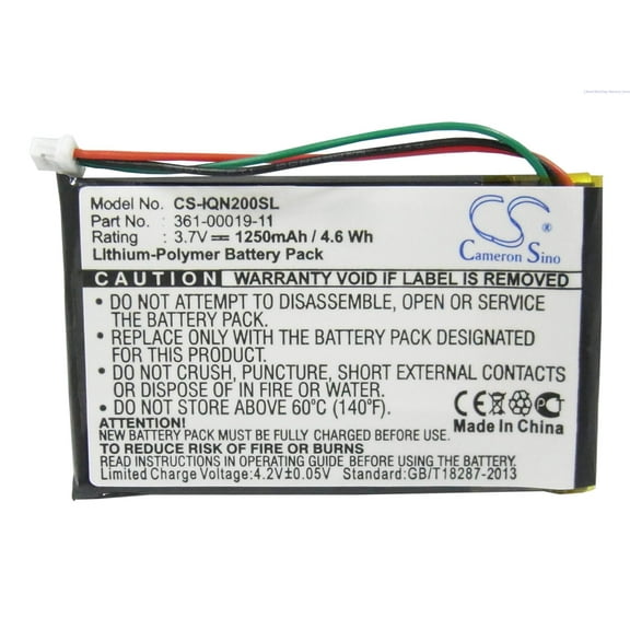 ALLCCX 1250mAh Battery for Garmin Nuvi 200, 200W,205,205T,205W,205WT,250,252W,255, 255T, 255W, 255WT,260, 260W, 260WT, 270