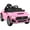 Pink, variant on Best Choice Products Kids 12V Electric Ride-On Car Officially Licensed Ford Mustang w/ Remote, LED Lights - Black