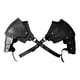 thumbnail image 1 of Hombrera medieval de caballero pirata vikingo para Halloween Negro, 1 of 8