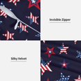 thumbnail image 4 of Navy Blue Decorative Pillow Covers 18 x 18 inch Set of 2 Memorial Day Independence Day Patriotic Stars Decorations Throw Pillow Covers American Flag Cushion Cases for Home Sofa Couch Bed Decor, 4 of 6