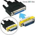 TRAHOODB25 25 Pin Gender Changer DSUB 25Pin Coupler Serial Cable