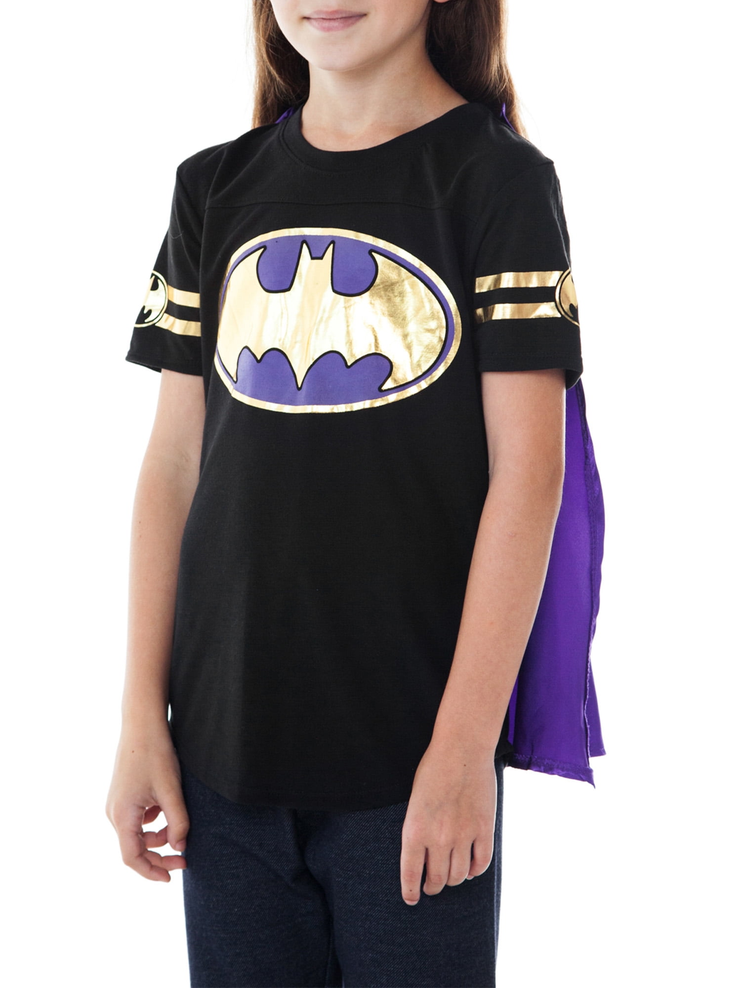 Ladies Sweatshirt Womens Top Jumper Batman Superman Logo Print Fleece Casual New 