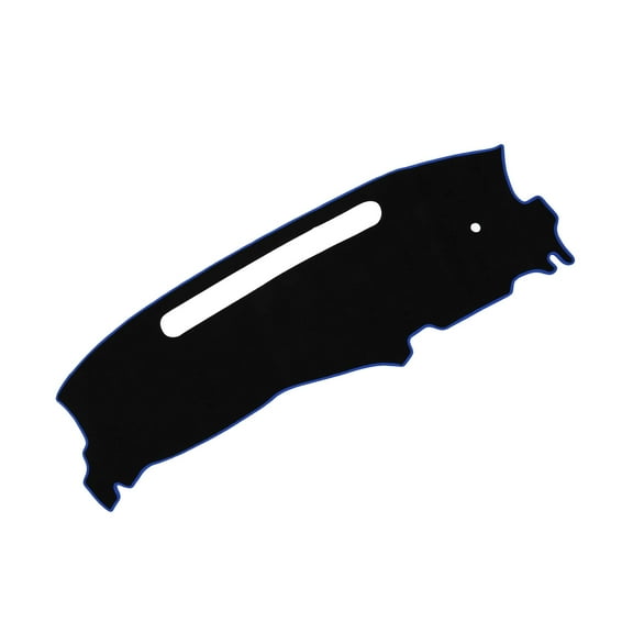 Unique Bargains Dashboard Covers for Chevrolet S10 1998-2004 Non-Slip Dash Cover Mat Polyester Black, Blue Front