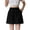 Black, variant on RYRJJ Womens Casual Elastic Waist Shorts High Waisted Wide Leg Lightweight Summer Baggy Lounge Shorts with Pockets(Beige,L)