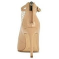 thumbnail image 3 of Nine West Fishnet Light Natural Patent Pointy Toe Stiletto Heel Ankle Strap Pump (Light Natural Patent, 12), 3 of 3