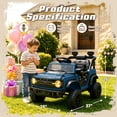 thumbnail image 7 of iYofe Ford Ford Bronco Raptor Electric Ride on Cars for Kids, 12V Powered Ride on Toys Truck with Remote Control, 4 Wheels, Spring Suspension, Blue, 7 of 7