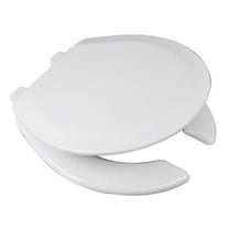 Deluxe Molded Round Wood Open Front, White