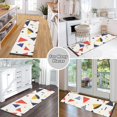 thumbnail image 6 of Yayeee Runner Rug for Bedroom 2'x6' Machine Washable Hallway Non Slip Mat, White Geometric, 6 of 8
