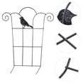 thumbnail image 3 of Garden Trellis Wrought Iron Climbing Plants Trellis Green Plant Support, 3 of 8