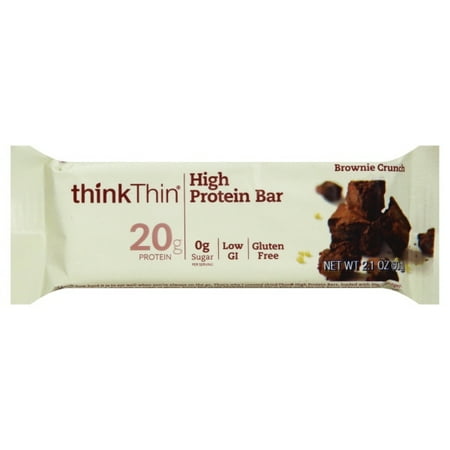 Gourmet Cookies And Brownies - THINK PRODUCTS THIN BAR,BROWNIE CRUNCH, 2.1 OZ