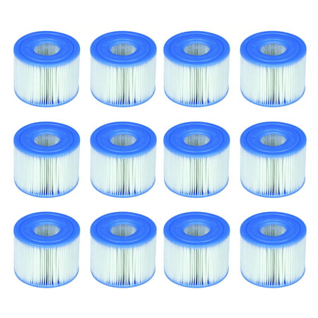 Intex PureSpa Type S1 Easy Set Pool Filter Cartridges (12 Filters) | (Best Cartridge Pool Filter)