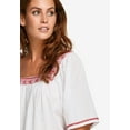 thumbnail image 4 of Ellos Women's Embroidered Gauze Blouse Shirt, 4 of 6