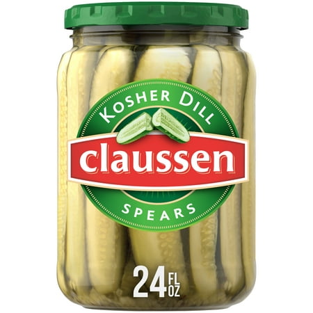 Claussen Kosher Dill Pickle Spears, 24 fl. oz. Jar