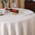 thumbnail image 2 of 70 Inch Diameter Kitchen Tablecloth Round Beige Solid Polyester Washable for Table Cloth,Great for Wedding,Buffet,Party, Baby Shower,Holiday Dinner, 2 of 5