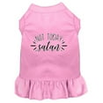 thumbnail image 1 of Not Today Satan Screen Print Dog Dress Light Pink Xxl (18), 1 of 1