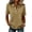 W9-Light Brown, variant on Womens Polo Shirts Short Sleeve Lapel Collar Shirts Button Solid Color Tshirts Loose Summer Vacation Trendy Business Blouses,Light Brown M
