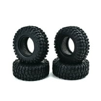 Remote Control Car Rubber Tires 4Pcs Wheel Tyres 3-D Thread Tyre for RC Crawler