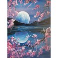 thumbnail image 1 of Taladro Diamante Pintura (DE0435) Luna Árbol 5D Completo DIY Punto de Cruz Kit de Mosaico (K450) 20X30cm Hugtrwg Para estrenar, 1 of 1