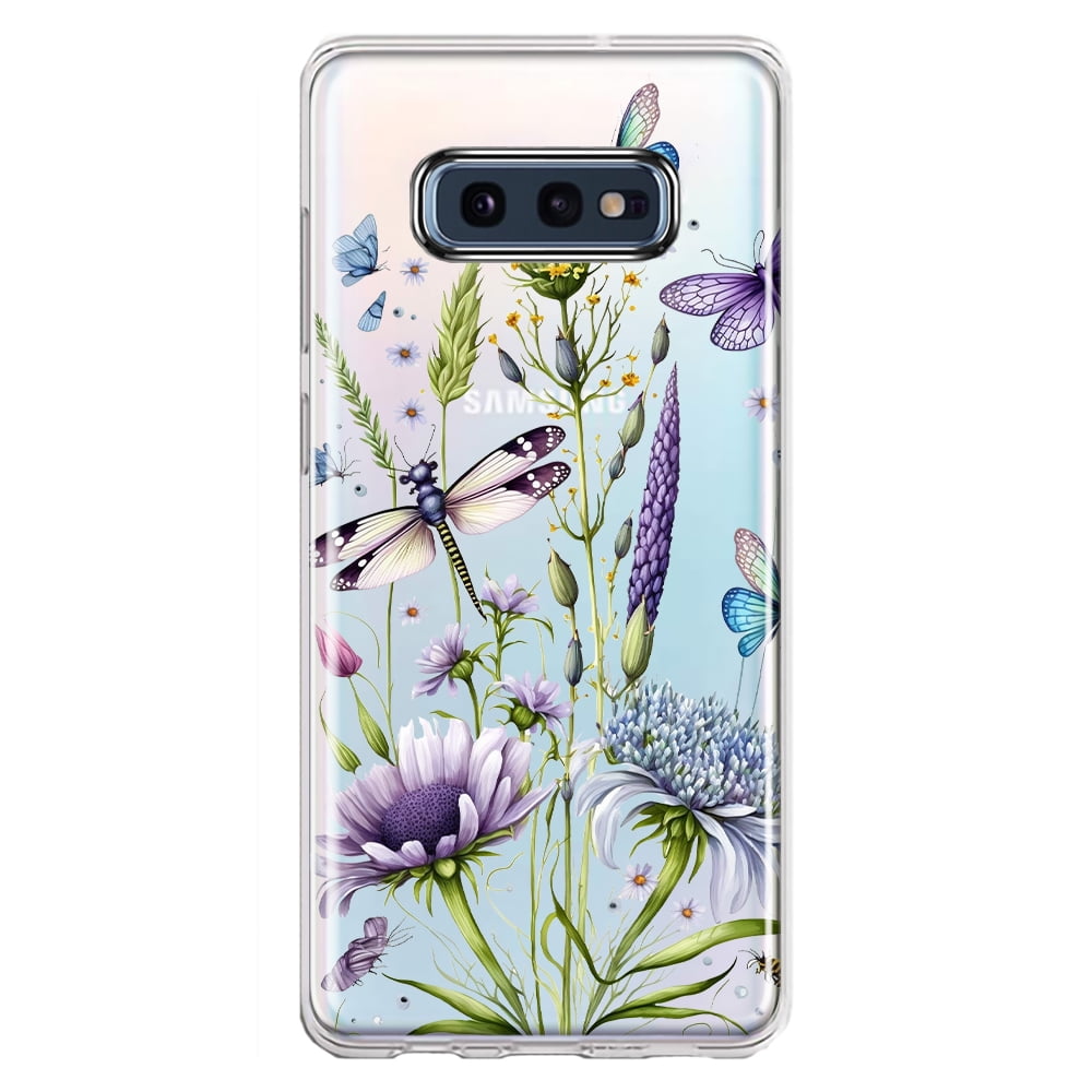 MUNDAZE Samsung Galaxy S10e Shockproof Clear Hybrid Protective
